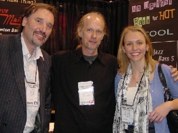 Peter Gorges (creator of the first piano VST/co-founder of UJAM) with Hans and Kathryn