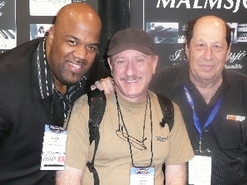 Tracy Carter (smooth jazz recording artist), Larry Goldman (composer/producer/bass) and David Blumberg (arranger/composer - many Motown hits)<br/>